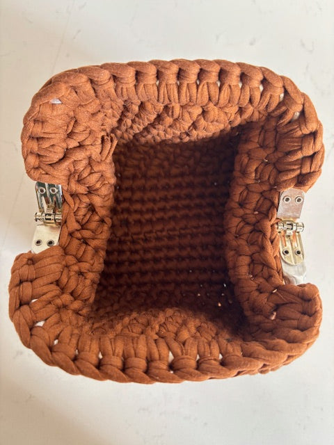 Mini Brown Clutch