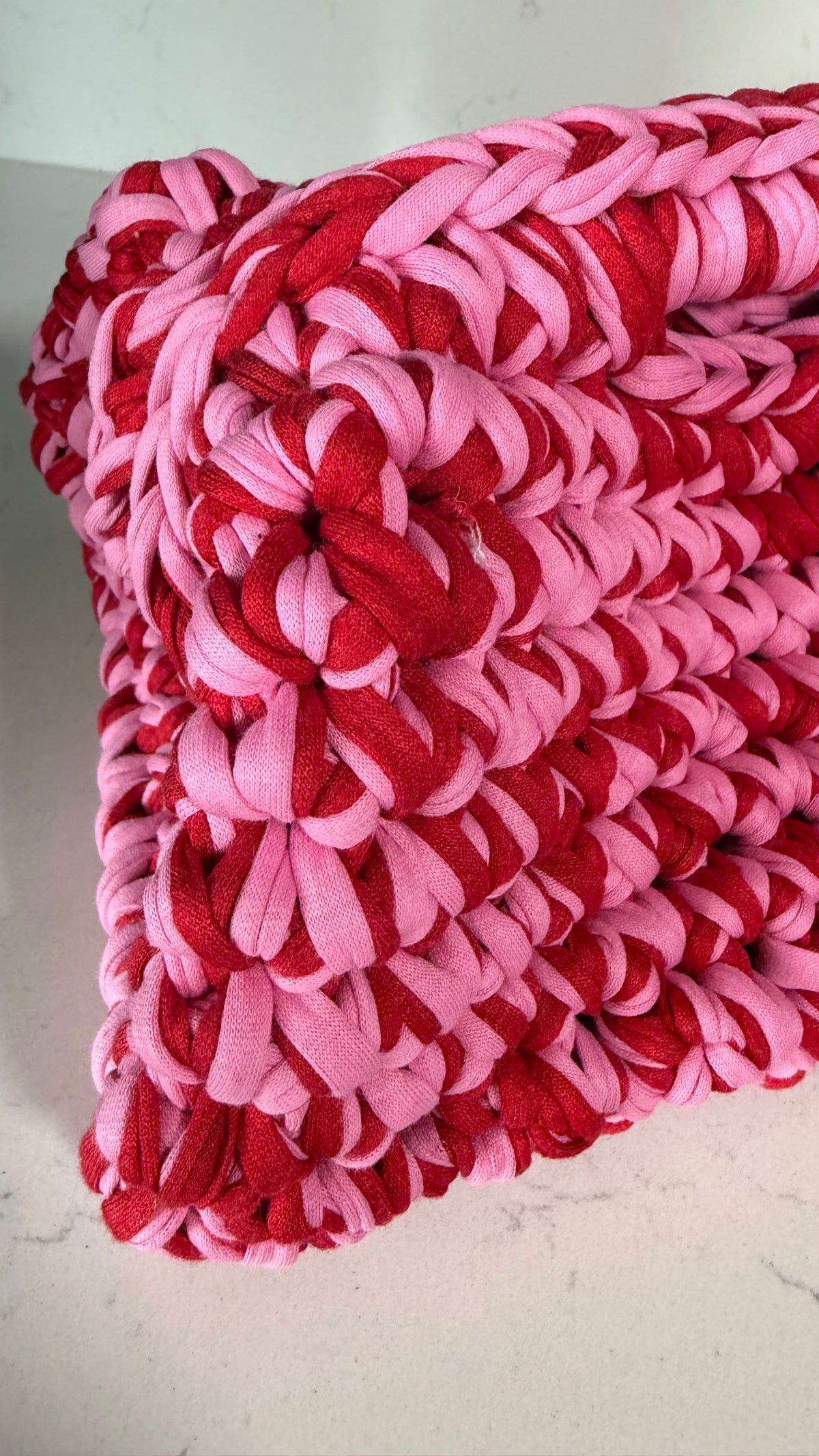 The Cleo Clutch- Pink & Red