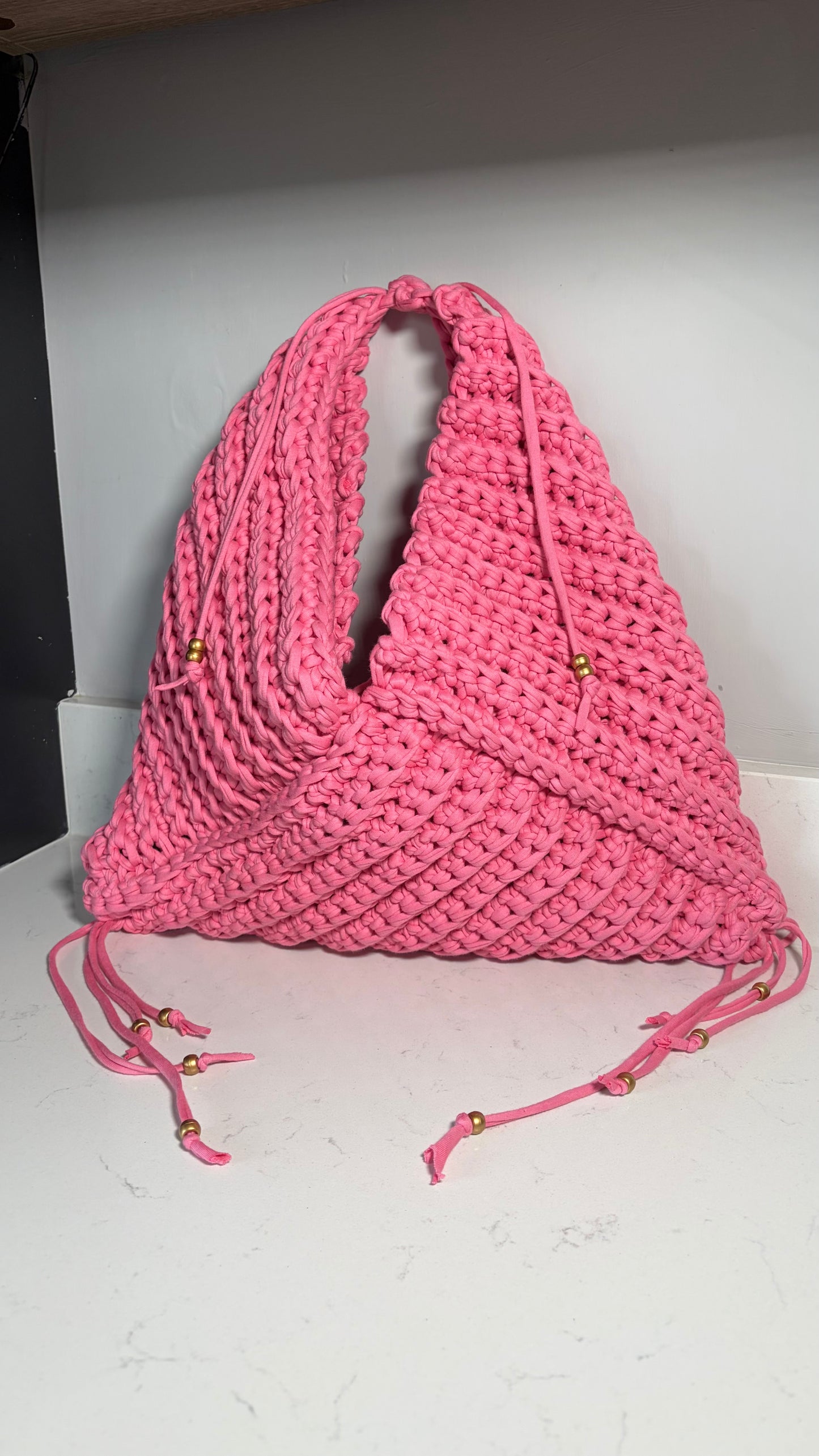 Pink Triangle Tote Bag
