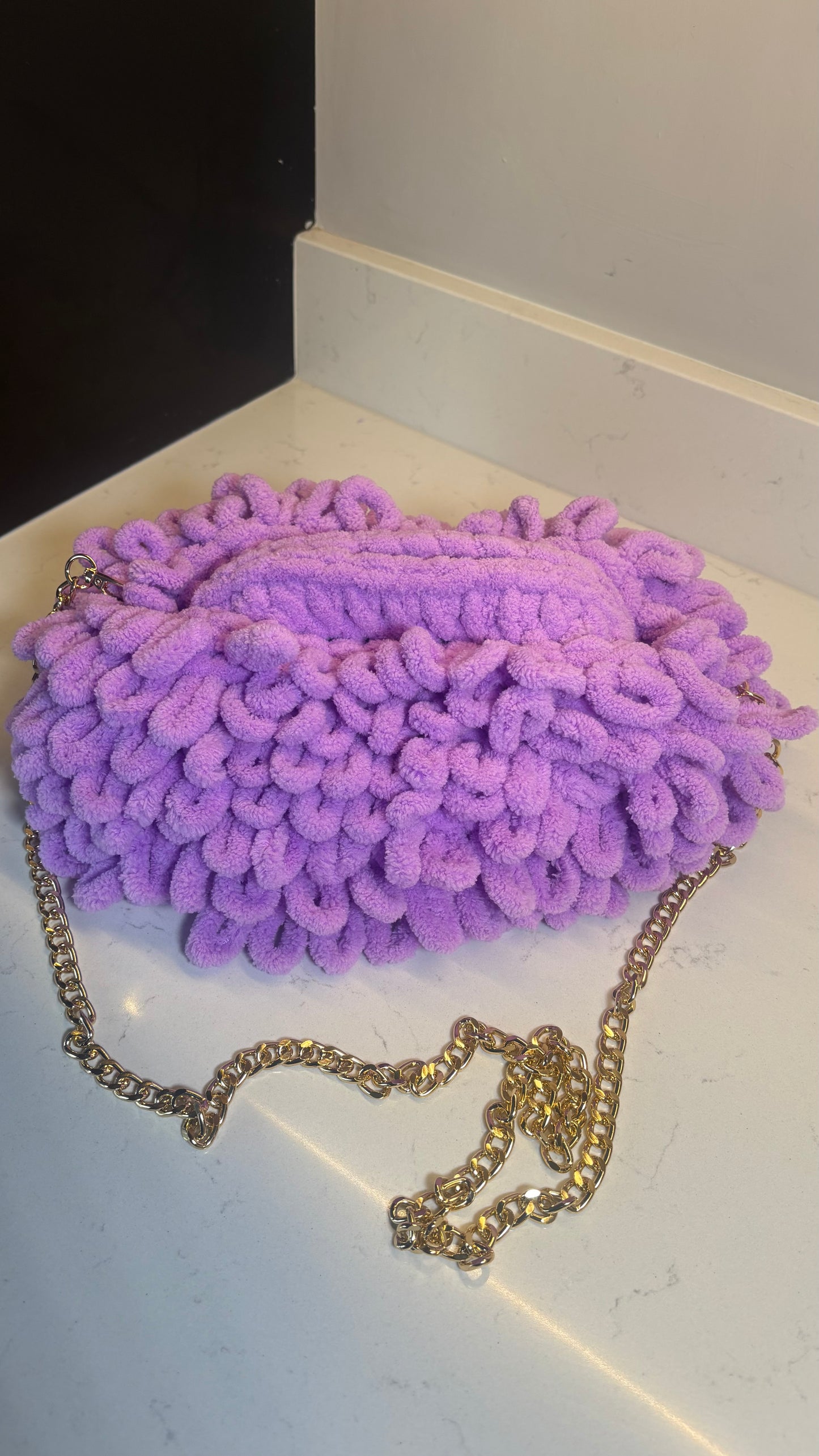 Purple Loop Clutch