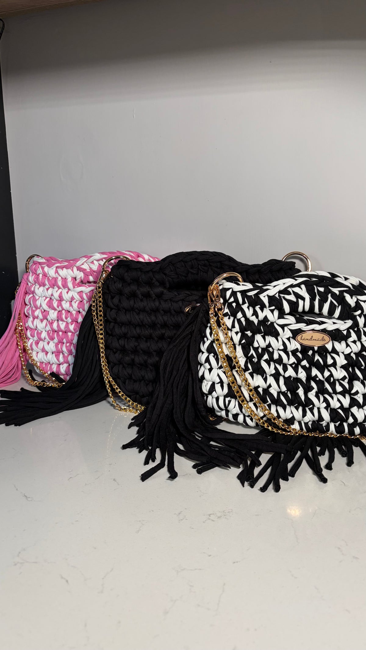 The Sienna Midi- Pink & White