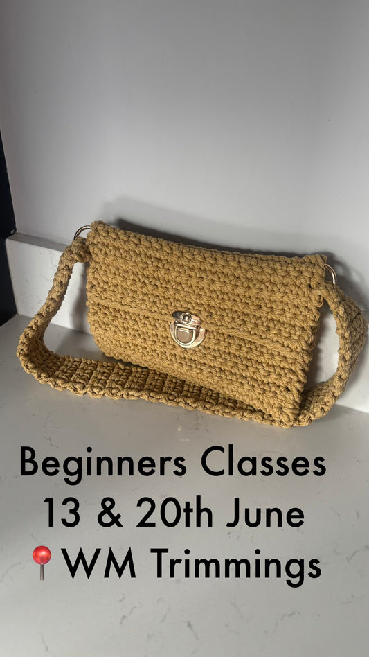 Beginners Crochet Classes- Saturday Afternoon 13 & 20th June WM Trimmings