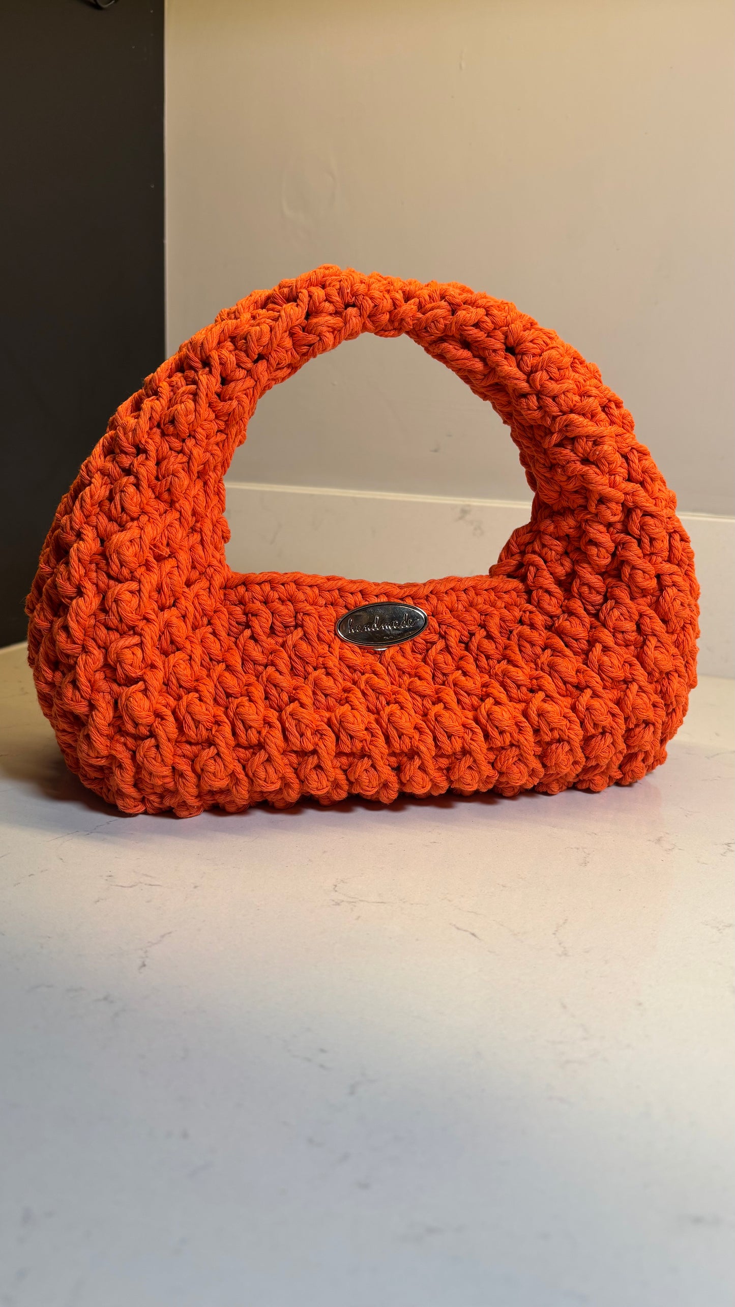 Orange Slouch Handbag