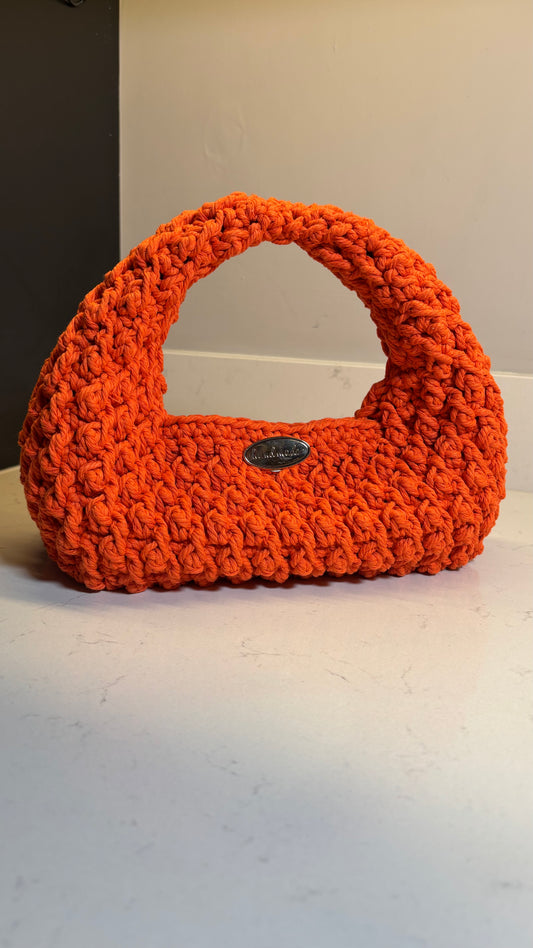 Orange Slouch Handbag