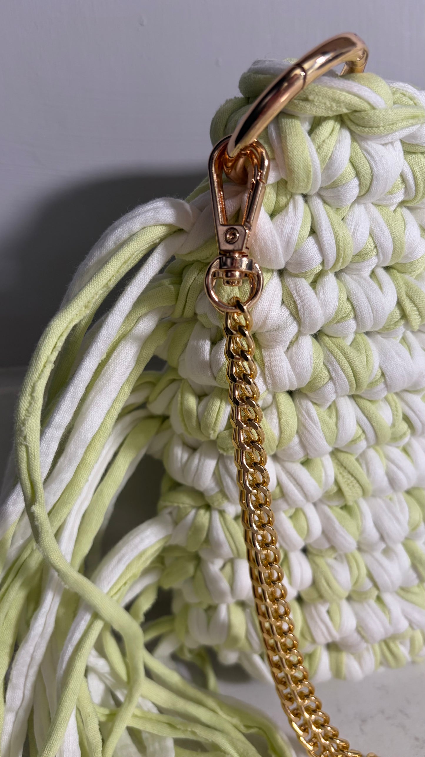 The Sienna Midi- Lime & White