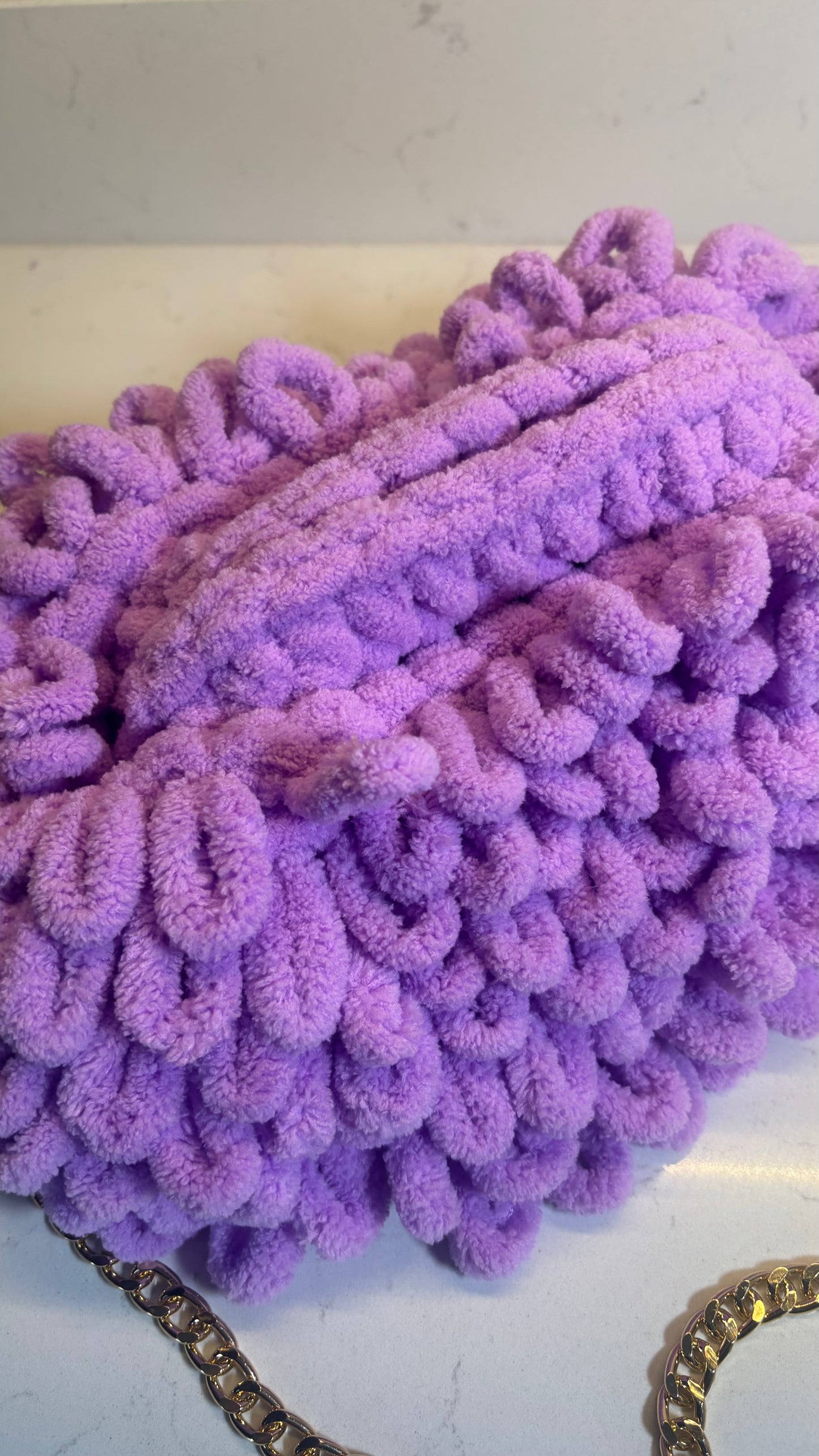 Purple Loop Clutch