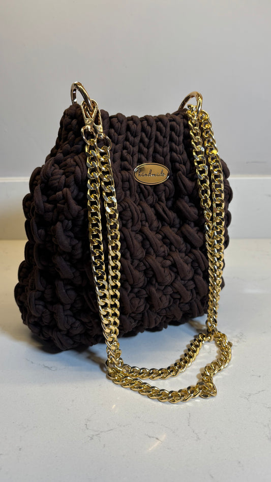 Chocolate Brown Crossbody Bag