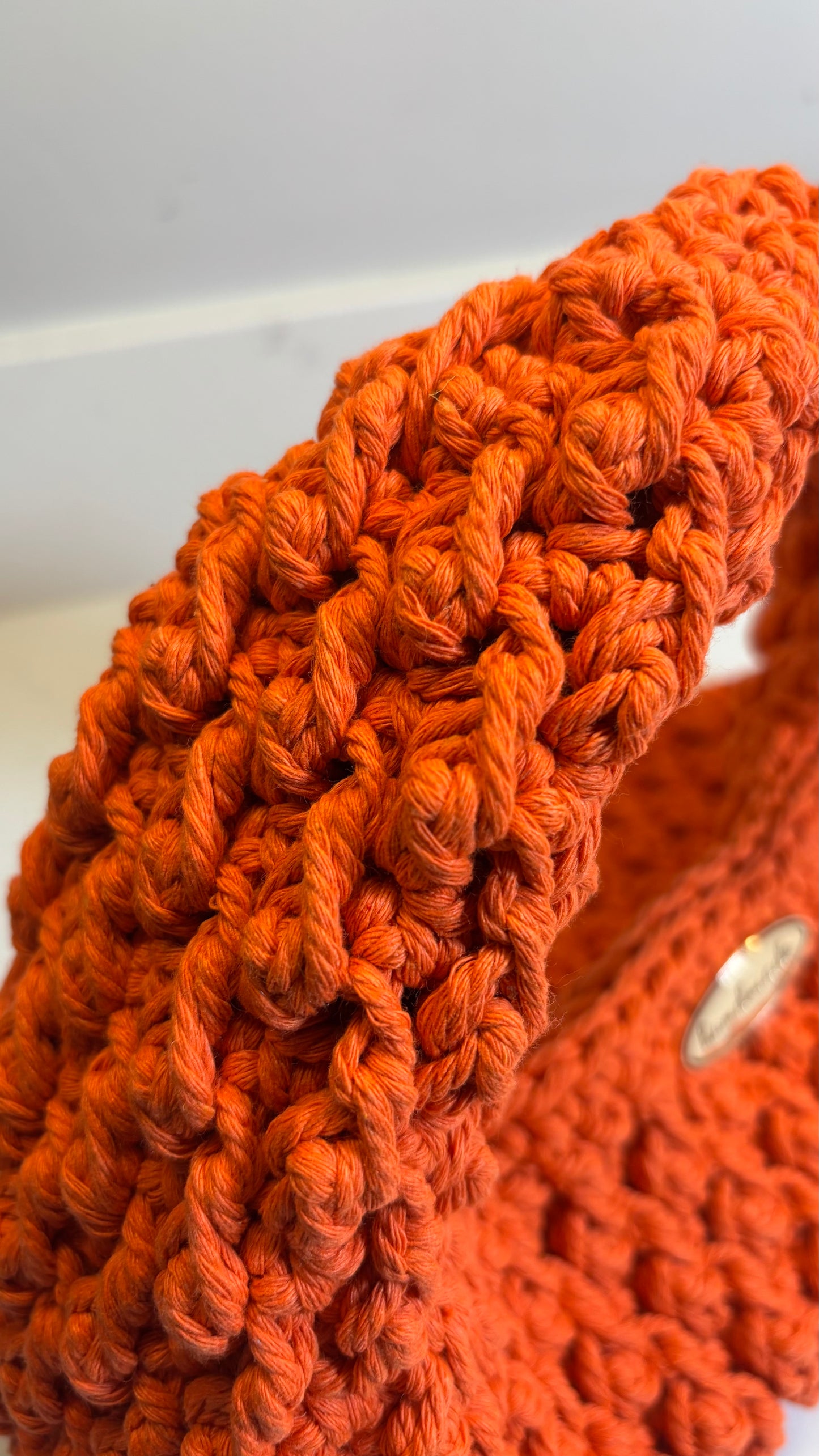Orange Slouch Handbag