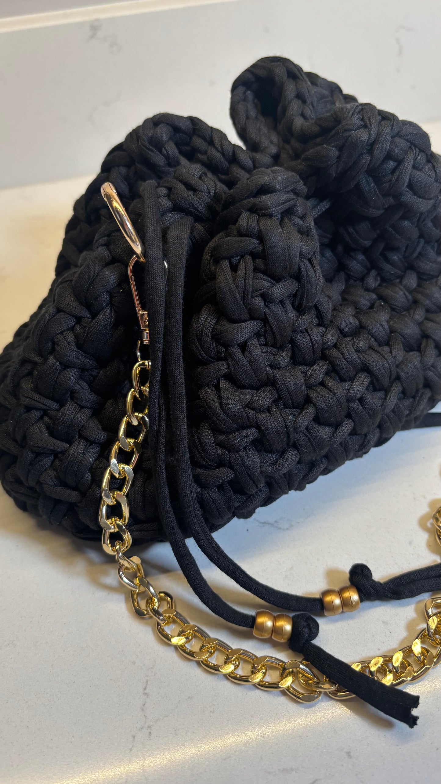 Black Pouch Bag