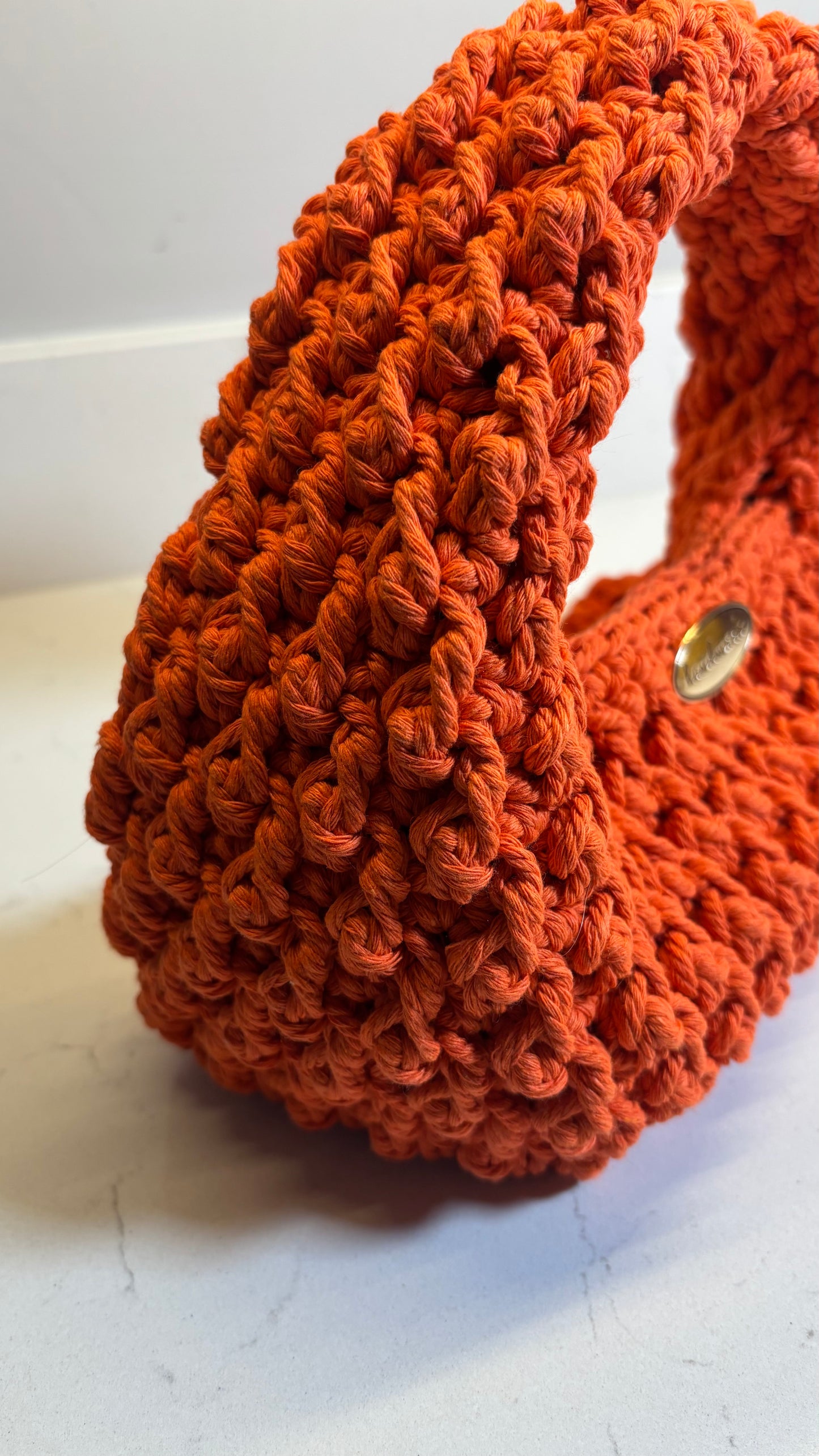 Orange Slouch Handbag
