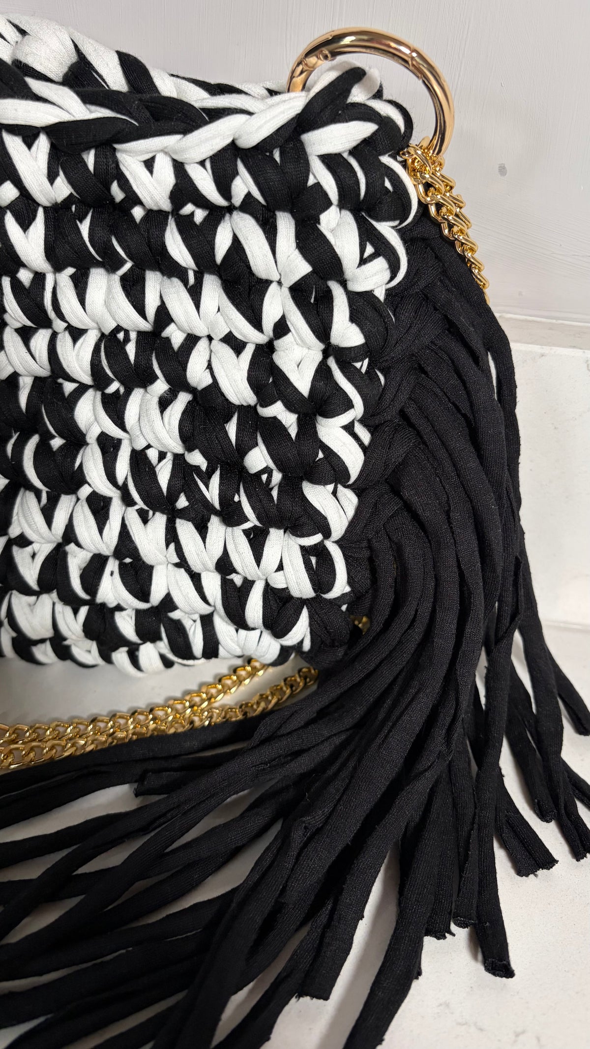 The Sienna Midi- Black & White