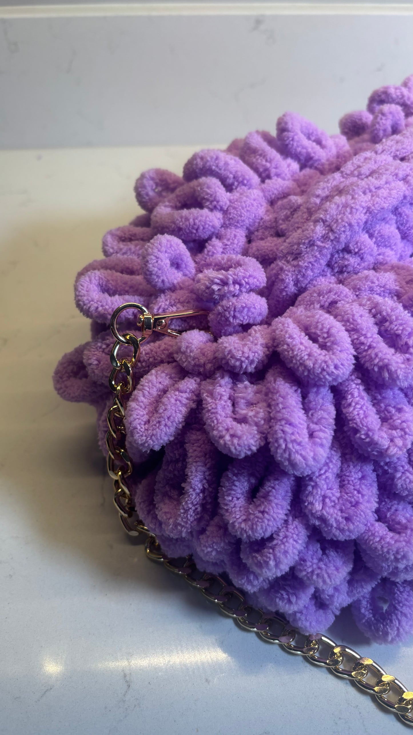 Purple Loop Clutch