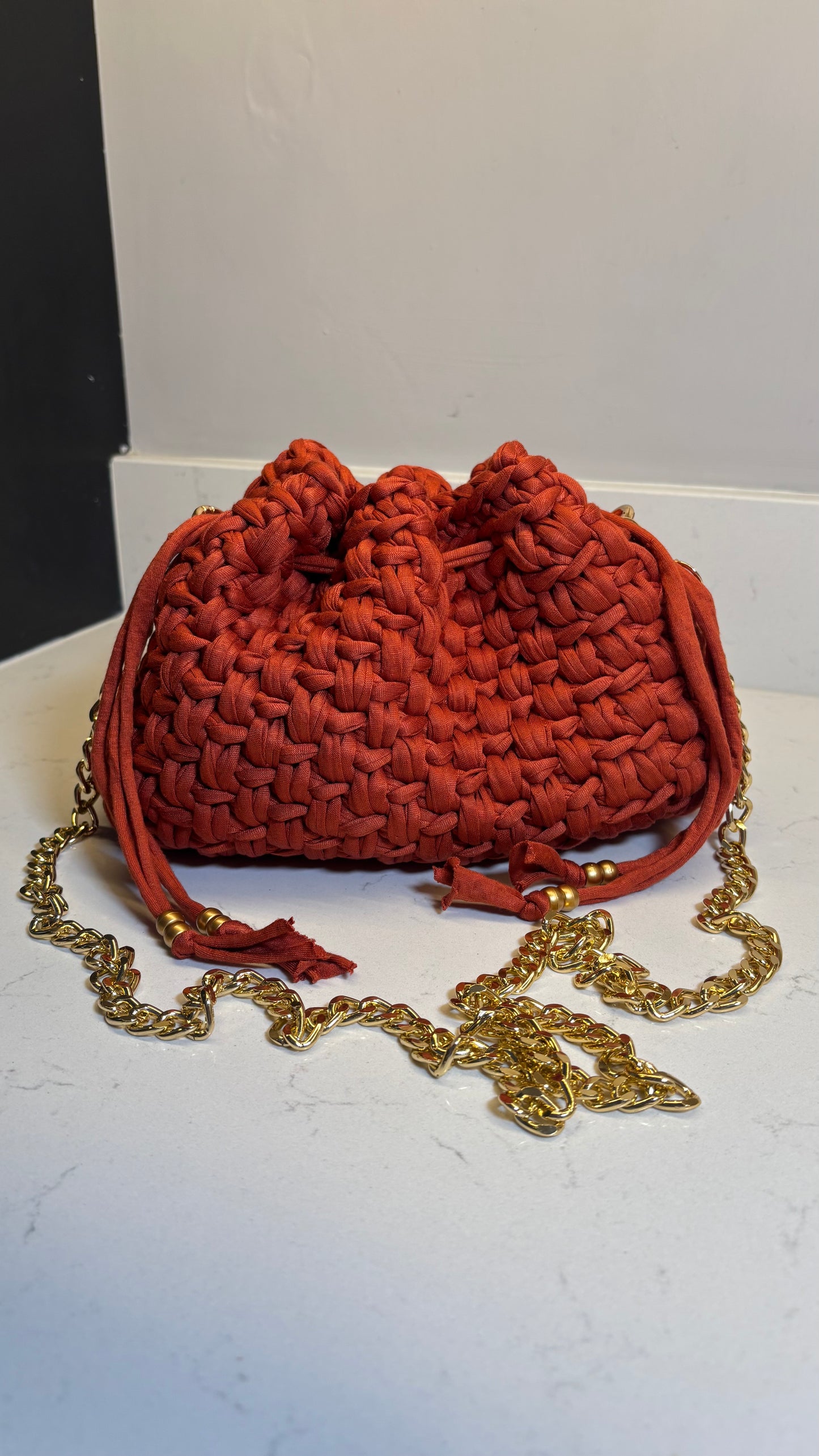 Brown Pouch Bag