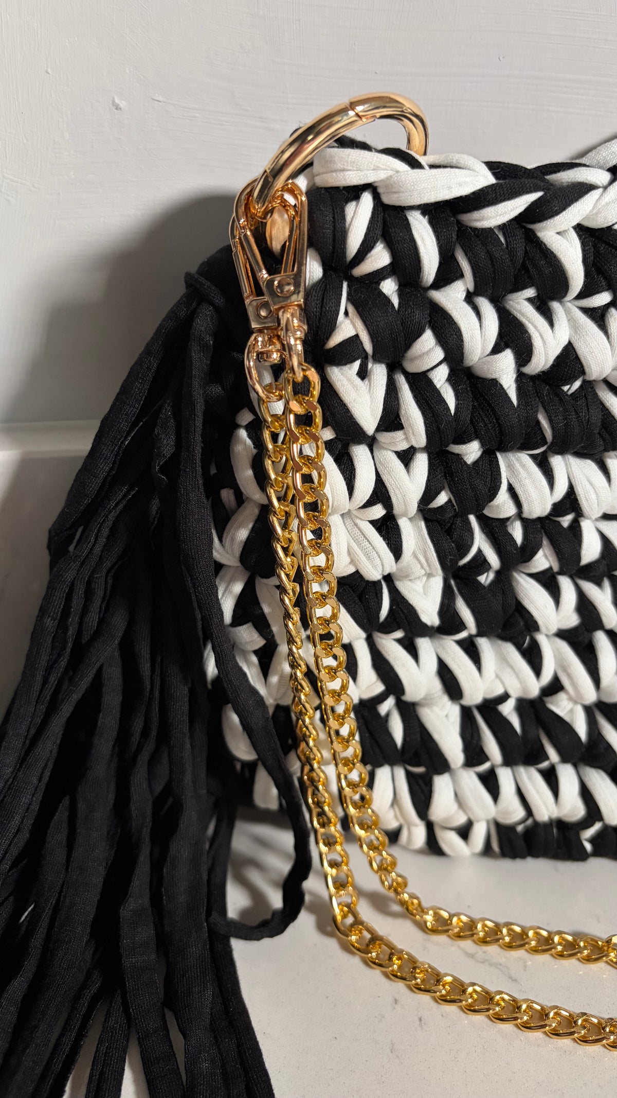 The Sienna Midi- Black & White
