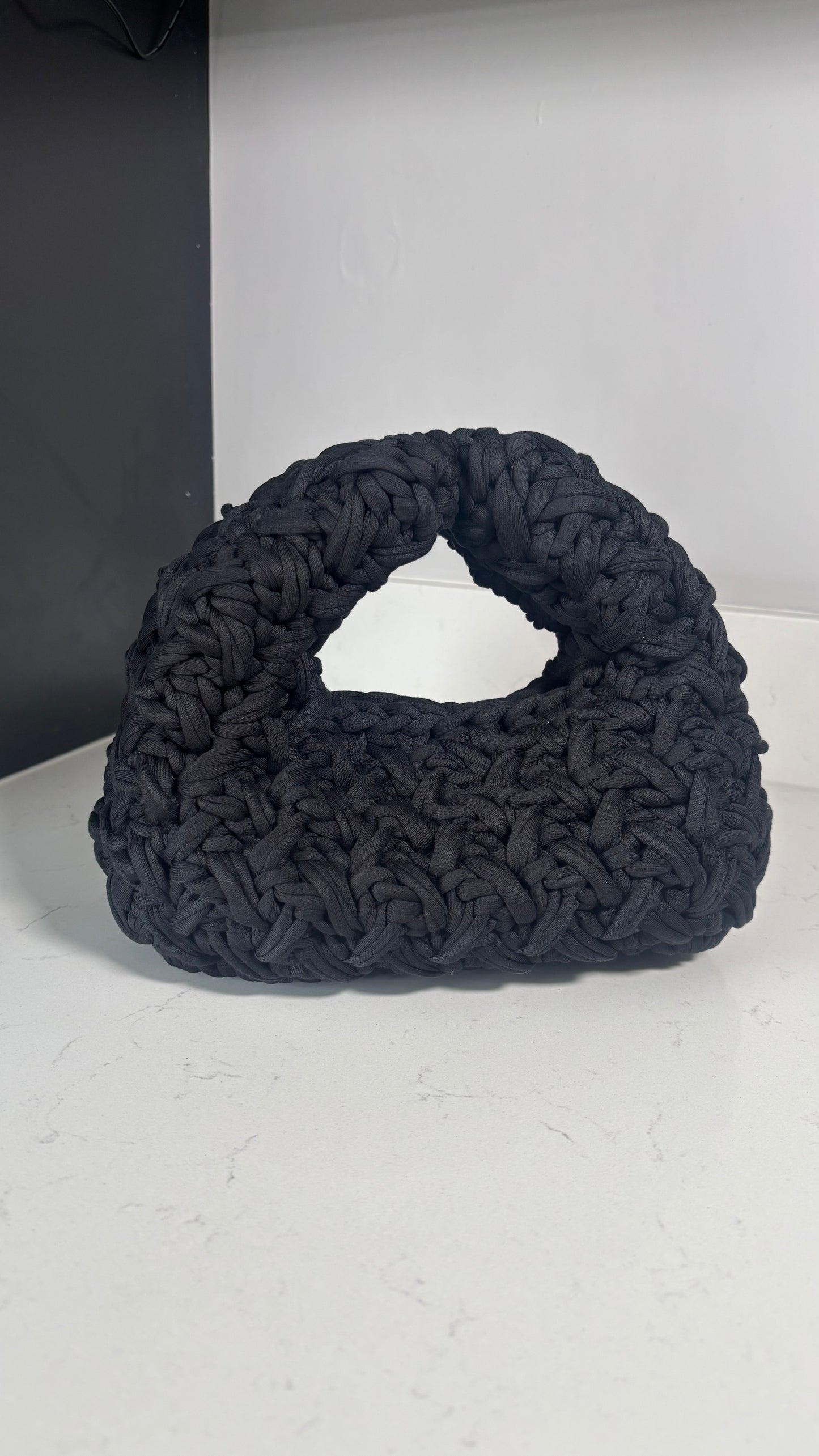 Black Basket Bag