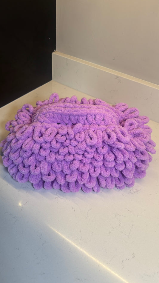 Purple Loop Clutch