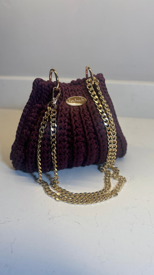 Purple Shell Bag