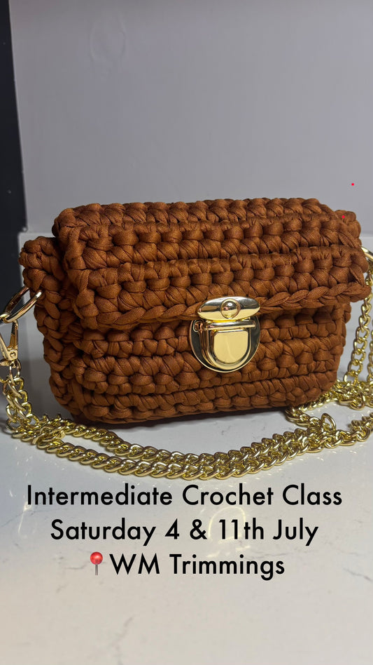 Intermediate Crochet Classes- Saturday 4 & 11th July WM Trimmings