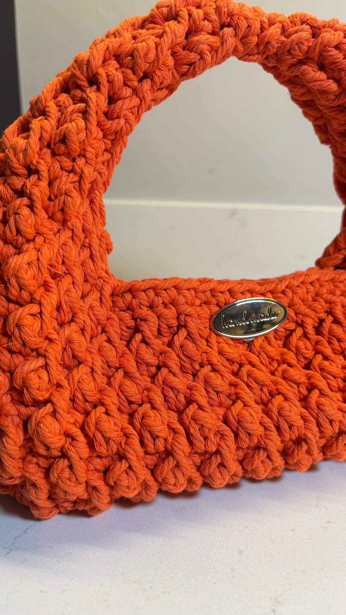 Orange Slouch Handbag