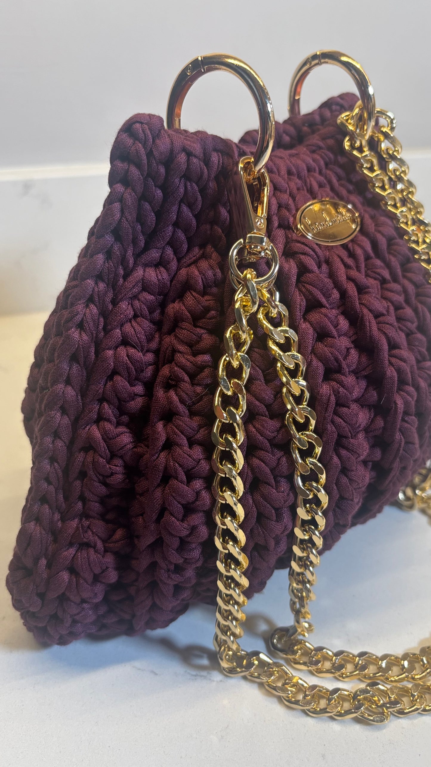 Purple Shell Bag
