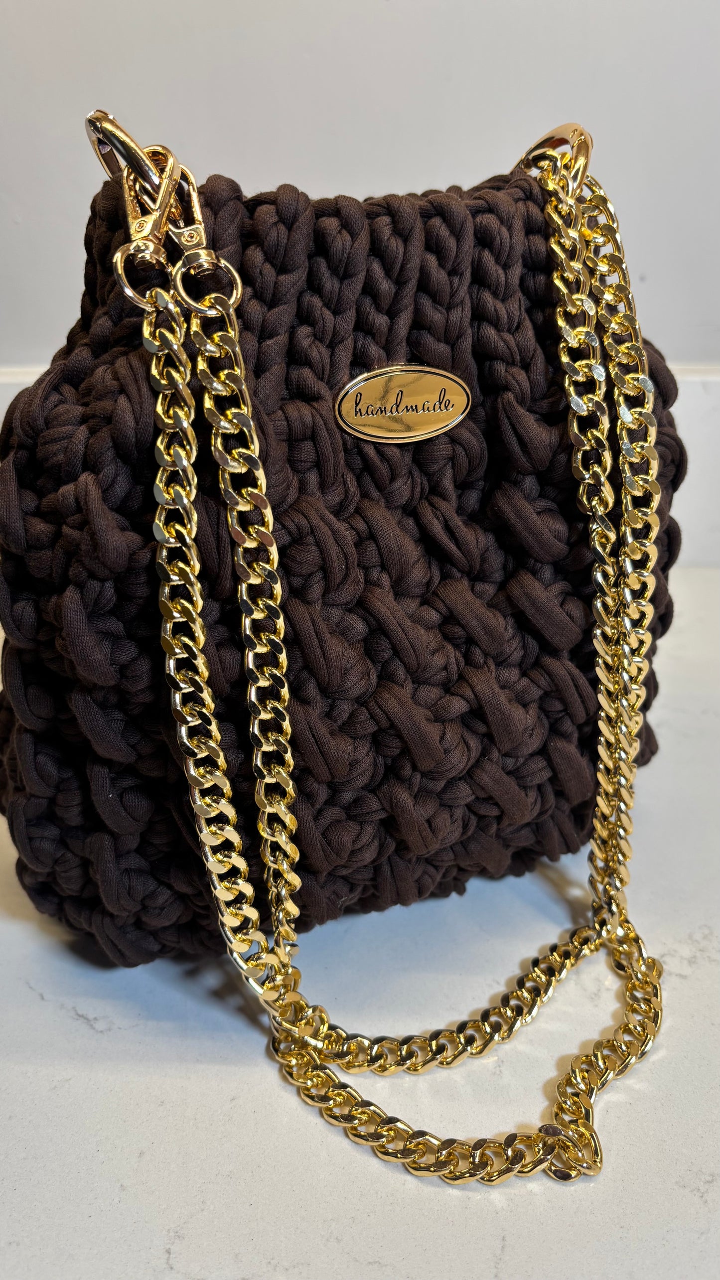 Chocolate Brown Crossbody Bag