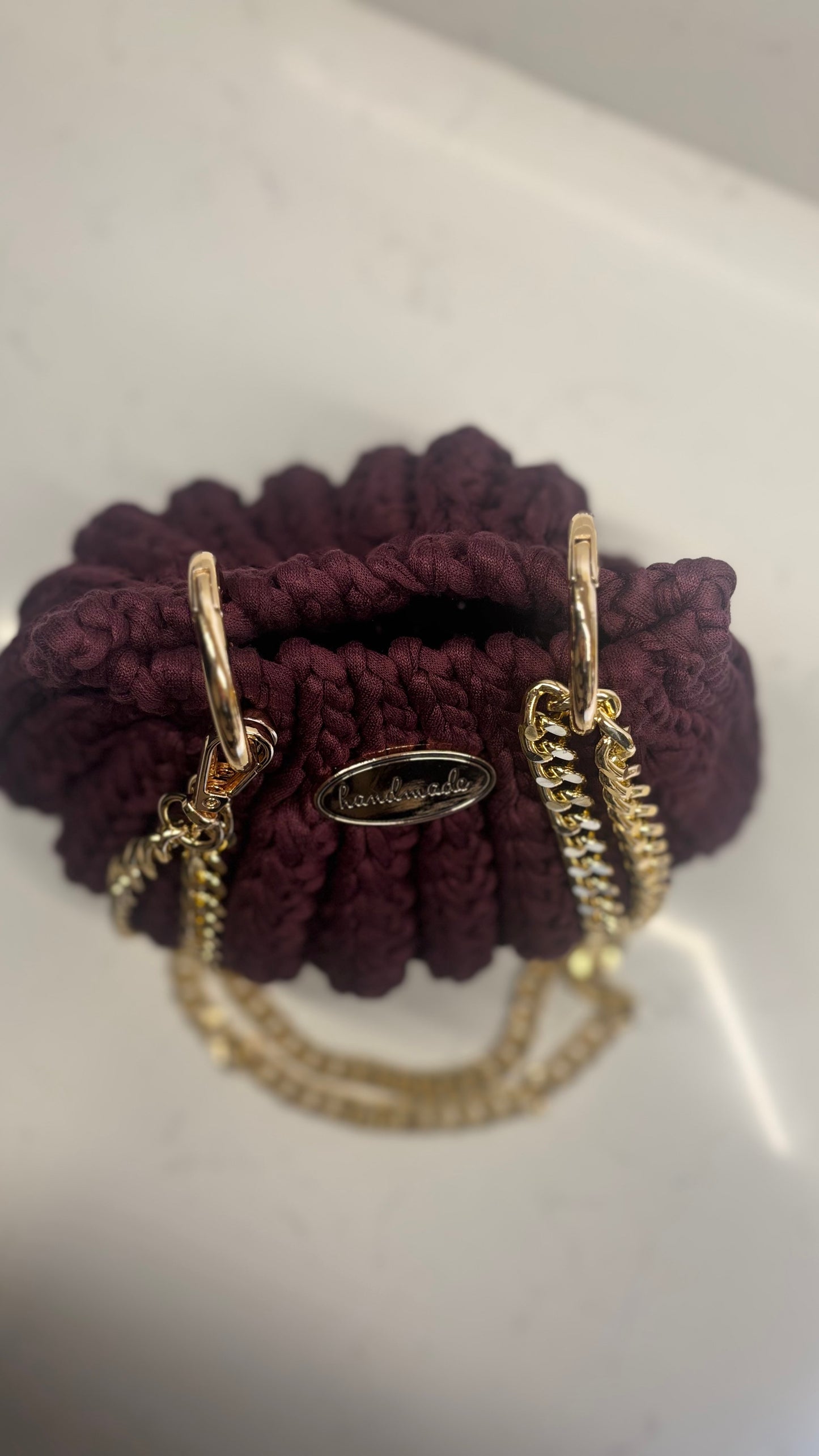 Purple Shell Bag