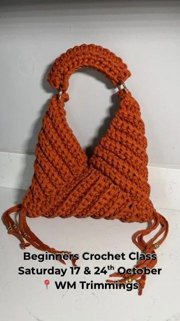 Beginners Crochet Classes- Saturday Afternoon 17 & 24th October 2026