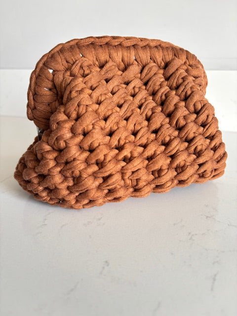 Mini Brown Clutch