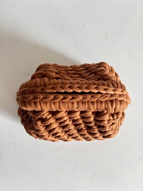 Mini Brown Clutch