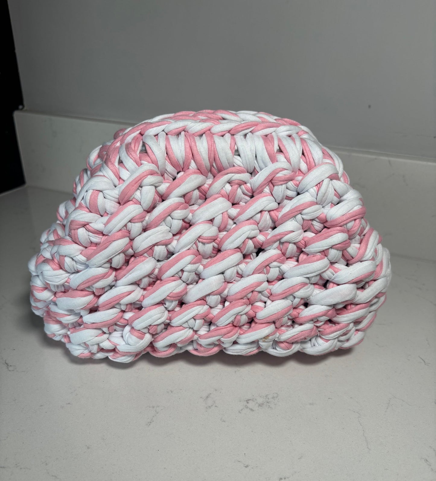 Pink & White Clutch