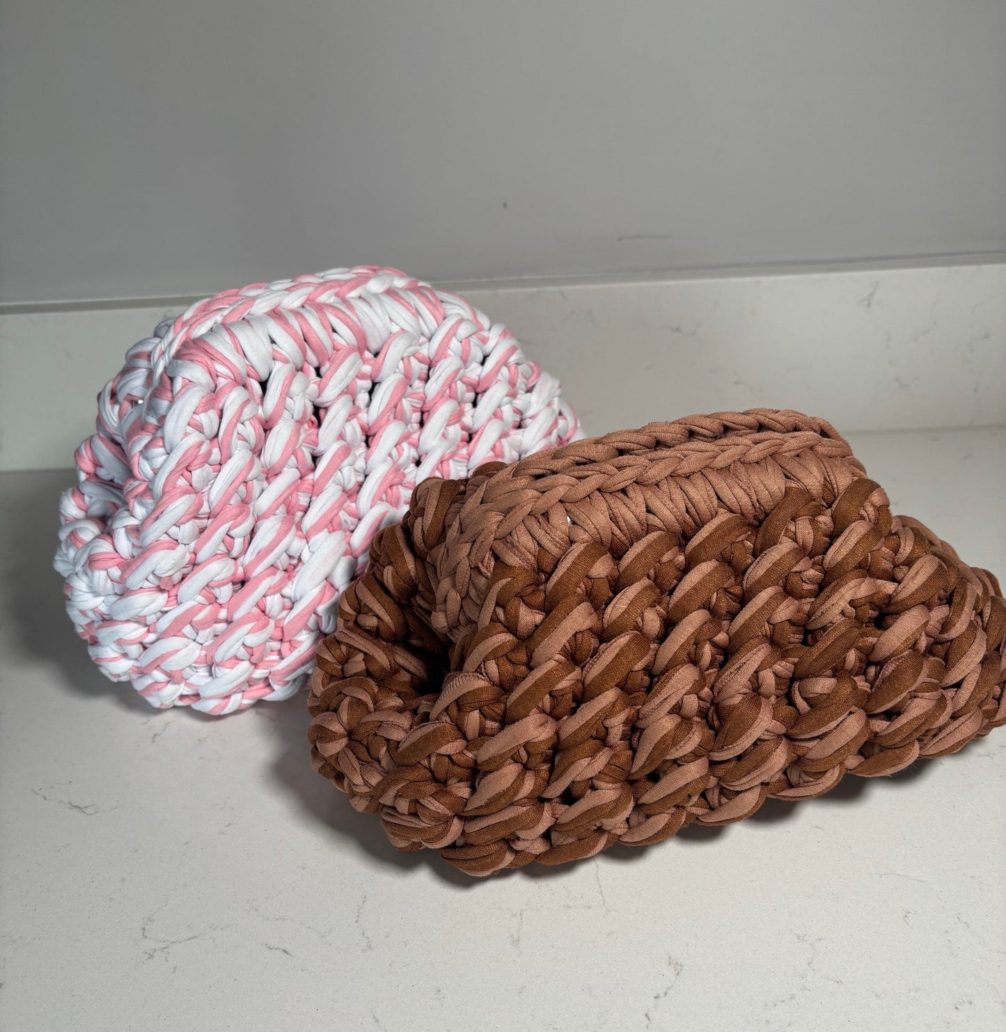 Pink & White Clutch