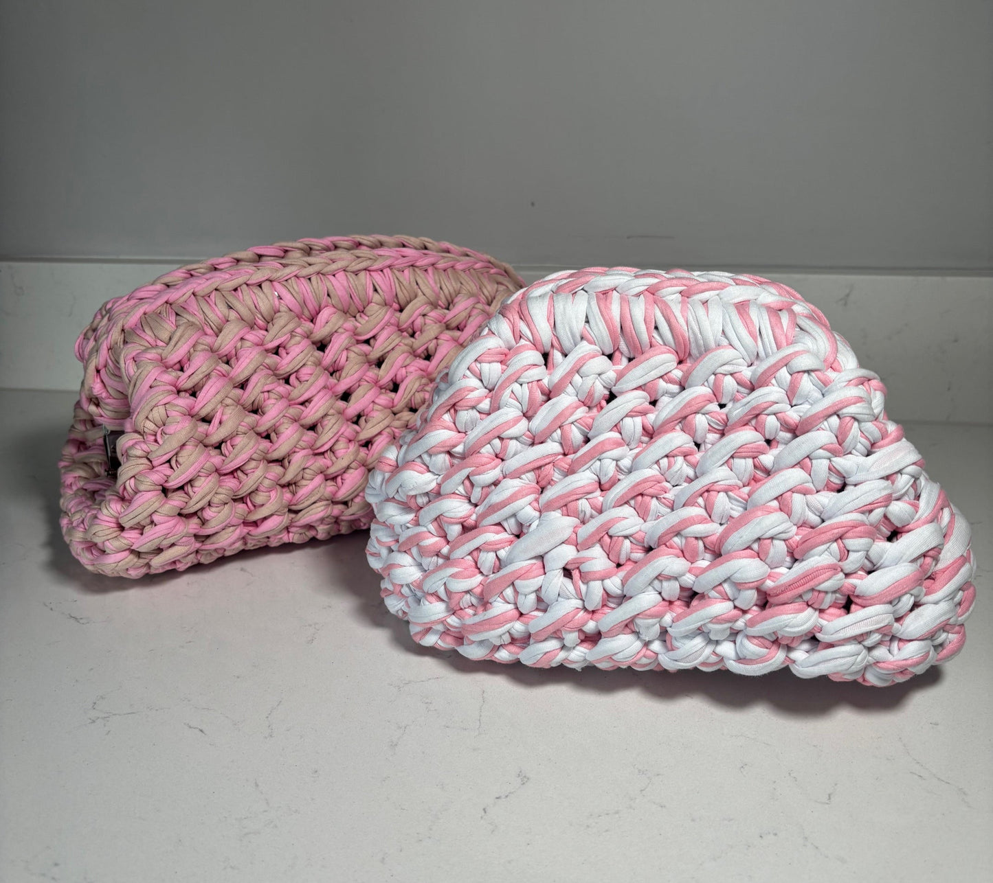 Pink & Camel Clutch