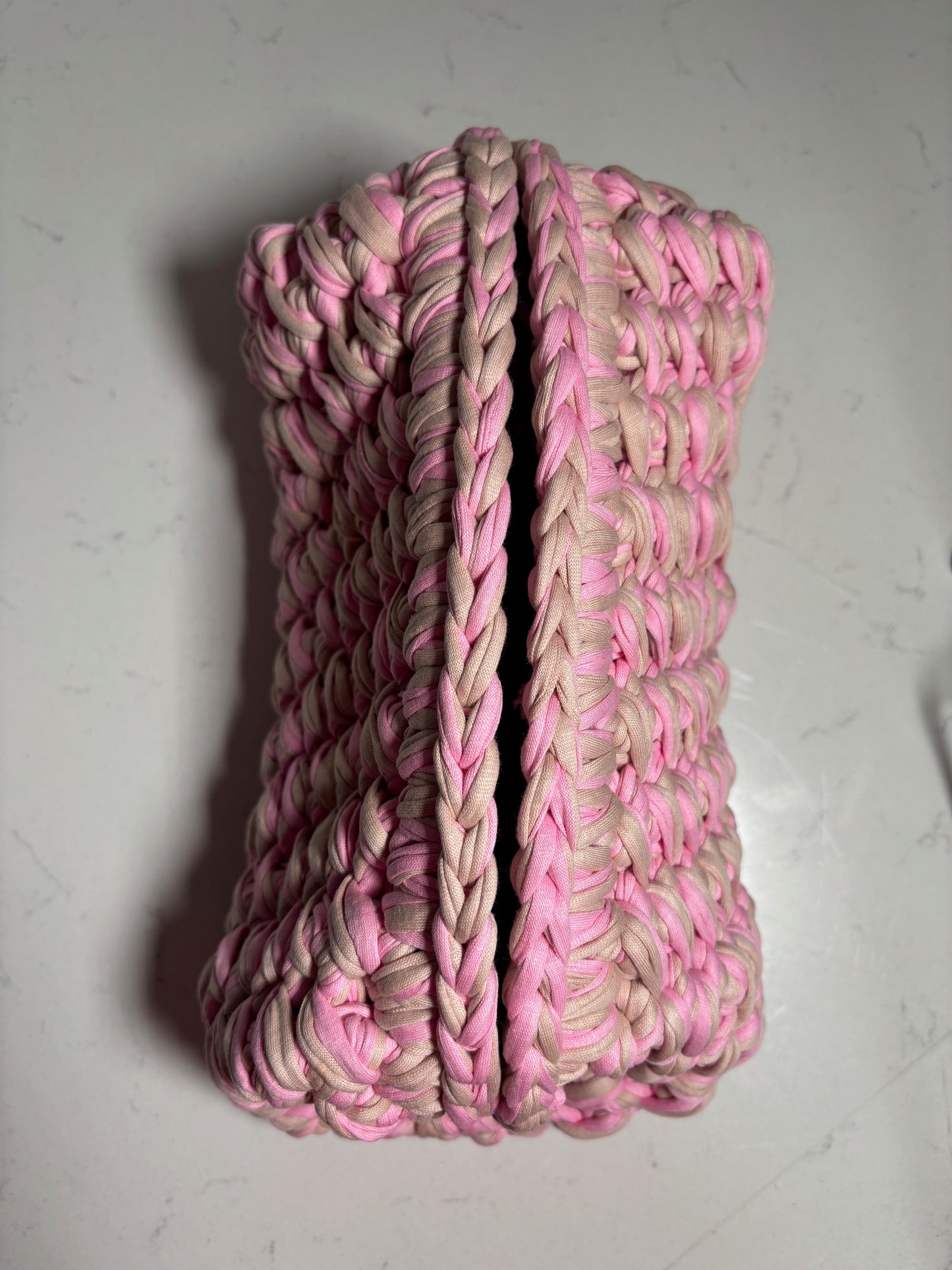 Pink & Camel Clutch